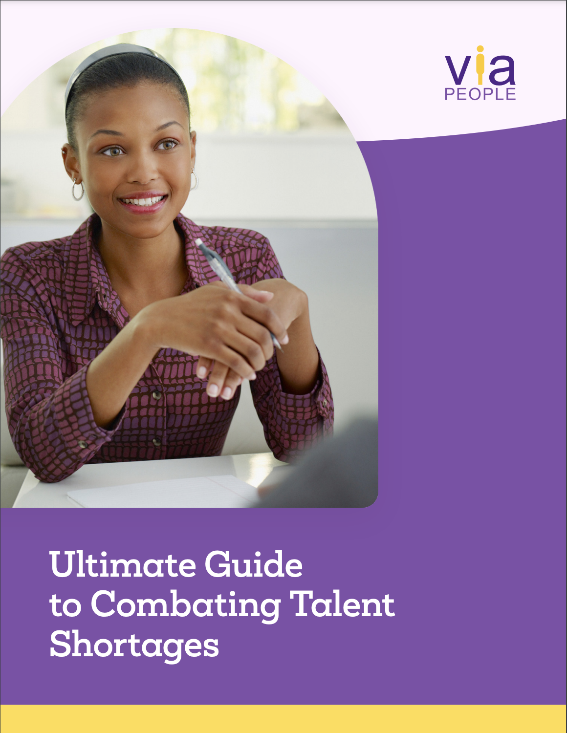 Cover of the ultimate guide to combating talent shortages
